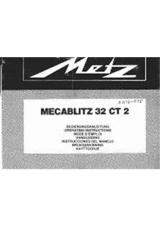 Metz 32 CT 2 manual. Camera Instructions.
